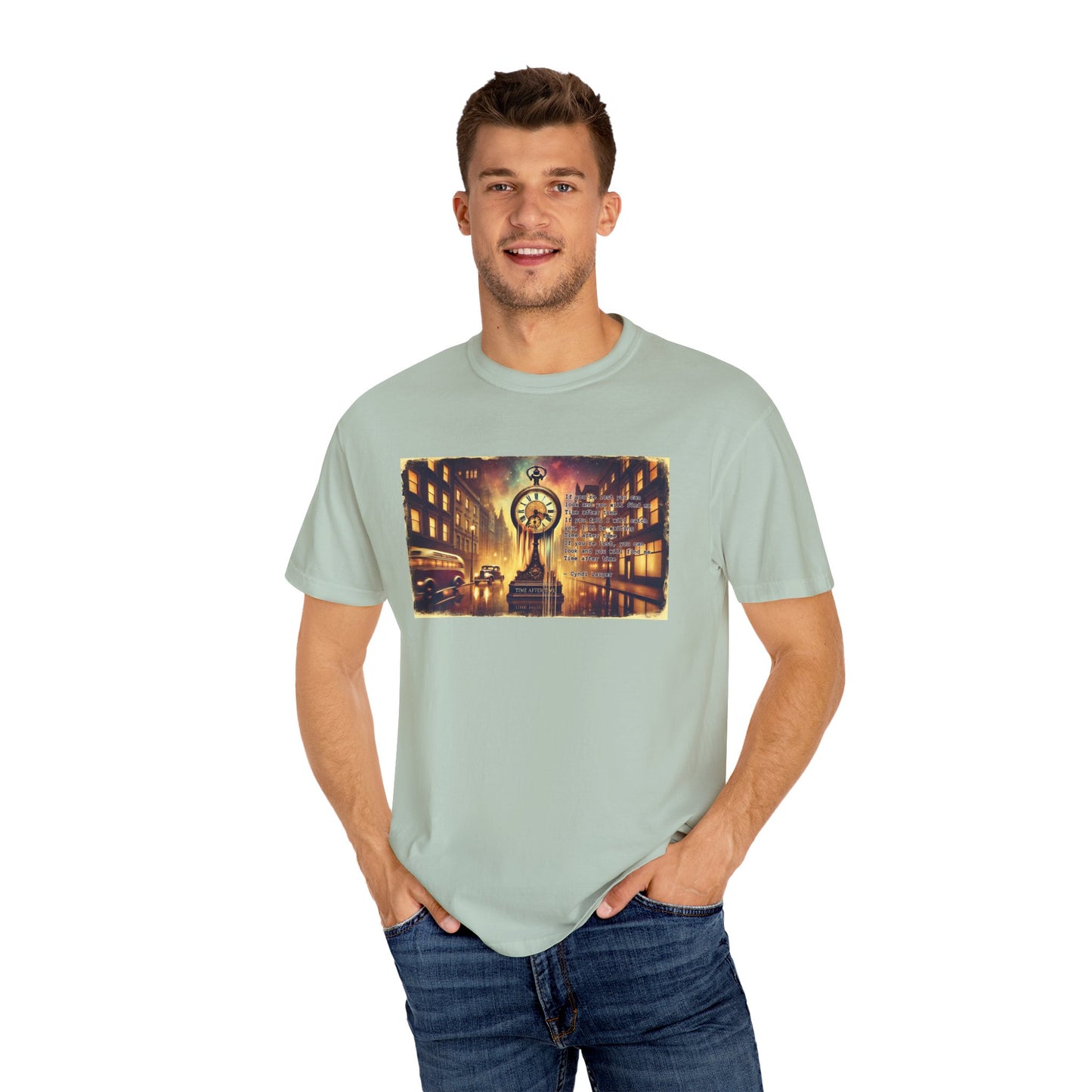 Cindy Lauper Inspired Time After Time Mural Graphic - Unisex Comfort Colors Shirt