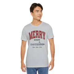 Big MERRY CHRISTMAS Submarine Brotherhood -Unisex Jersey Short Sleeve Tee