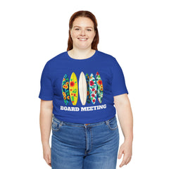 Surfboard Meeting Unisex Tee - Fun Beach Vibe for Summer Gatherings