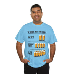 T-Shirt -  "A" School Math for Sailors Funny Beer Graphic Tee