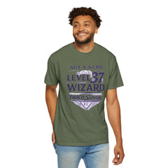 Level 37 Wizard T-Shirt — "Not a Nerd" THAC0 Survivor D&D Gamer Tee