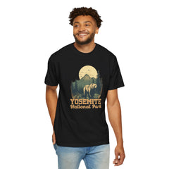 Yosemite National Park Graphic, Comfort Colors Soft Relaxed Fit Unisex Garment-Dyed T-shirt