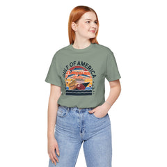 Gulf of USA Courtesy of 47 Graphic Unisex Jersey Tee