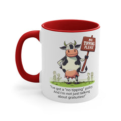 COW TIPPING Awareness - Accent Mugs | Cow Tipping Is Real, Bovine Humor. Gift For Him, Gift For Her, Farm Humor, Cow Fan Gift, Farm Animal