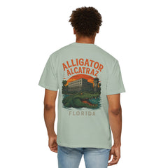 Alligator Alcatraz T-Shirt, Vintage Style Tee, Florida Souvenir Shirt, Unisex Graphic Top, Comfortable Casual Wear