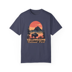 Yellowstone National Park Graphic, Comfort Colors Soft Relaxed Fit Unisex Garment-Dyed T-shirt