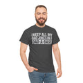 Dads Jokes Only  Dad A Base, Unisex Heavy Cotton Tee