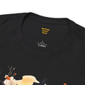 Black Cat And Pumpkin! Graphic Unisex Heavy Cotton Tee