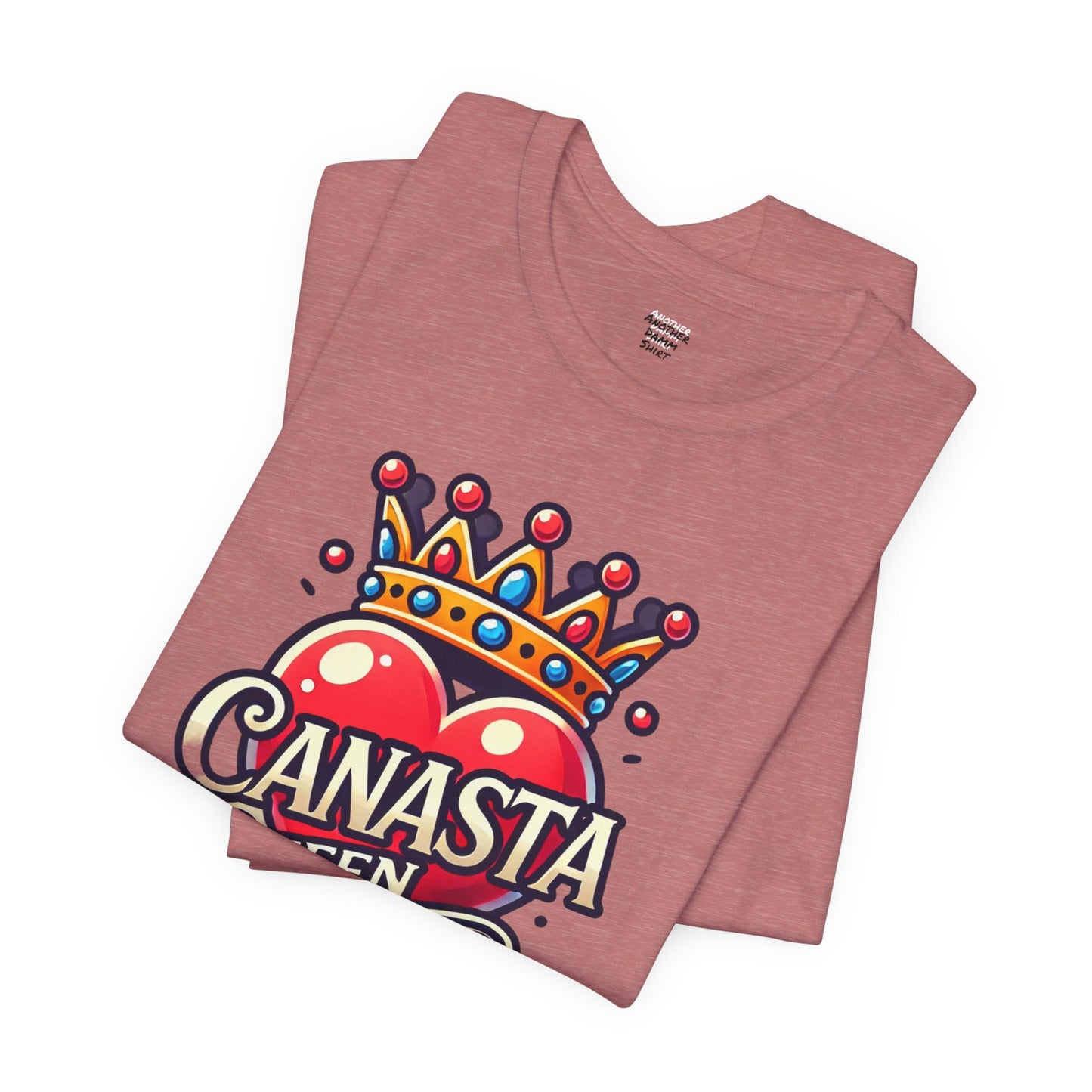 Canasta Queen Crown and Heart - Graphic Unisex Tee