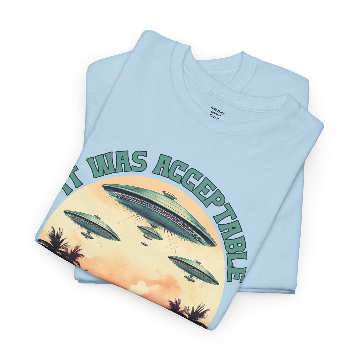 Funny 80s UFOs - Unisex Heavy Cotton Tee