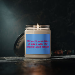 Scented Candle - Stress Relief Gift for Him or Her, 9oz