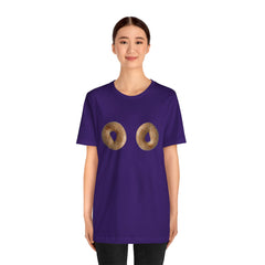 Funny Sexist Bagel Tee - The Bagels Are Hot Come An Get Em Graphic Shirt