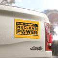 Runs On Nuclear Power Graphic Car Magnets