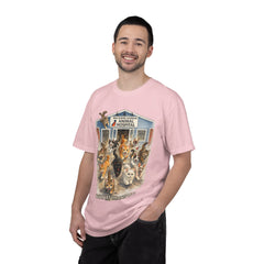 Front Graphic "Who Let the Cats Out?" Baldwin Harbor Animal Hospital Cute Vet Clinic T Shirt
