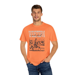 Vintage Style Cowboy Graphic Shirt - Stylish T Shirt