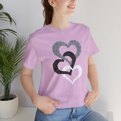 Triple Heart Design Tee