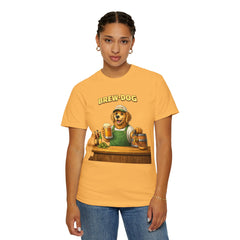 Golden Retriever Brewer Beer T-Shirt — Cute Brew-Dog Graphic Tee