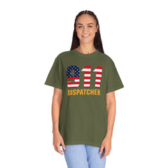 Vintage 911 Dispatcher Garment Dyed T-Shirt