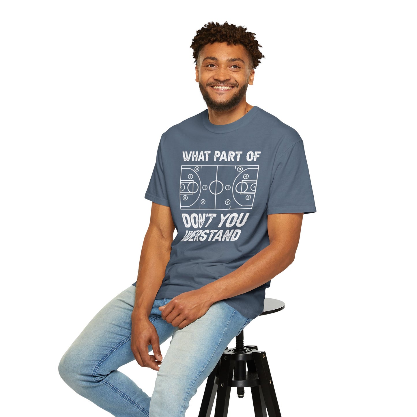 What Part of Basketball Don't You Understand, Comfort Colors Unisex Garment-Dyed T-shirt