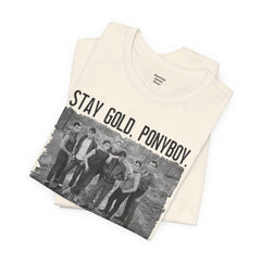 The Outsiders Shirt, Front and Back Images, Greasers Characters Shirt, Unisex Jersey Short Sleeve Tee