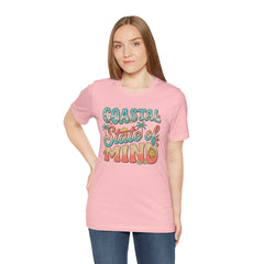 Coastal State of Mind Tee — Retro Beach Graphic T-Shirt