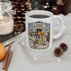 Who Let The Dogs Out Baldwin Harbor Animal Hospital Ceramic Mug – (11oz/15oz)
