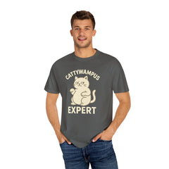 Cattywampus Expert T-Shirt | Funny Cat Tee, Gift for Cat Lovers, Cute Pet Shirt, Casual Wear, Unisex Apparel