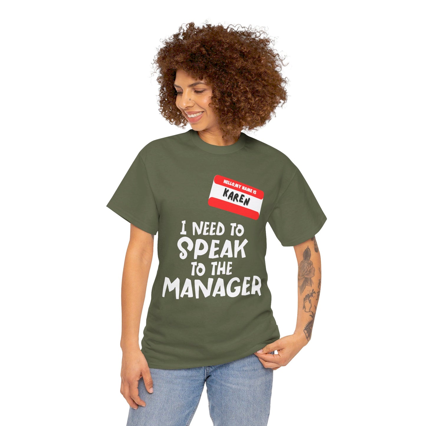 I'm Karen I Need To Speak To Your Manager - Unisex Heavy Cotton Tee