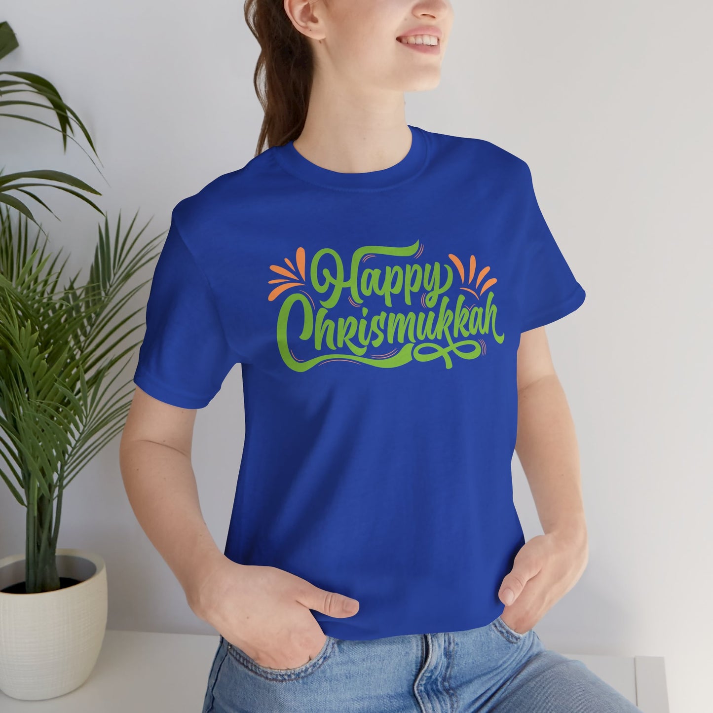 Happy Christmukka - Unisex Jersey Short Sleeve Tee