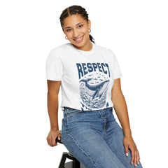 Respect the Locals Whale T-Shirt — Marine Conservation Graphic