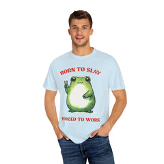 Vintage Style Frog , Born to slay -  Stylish Unisex T Shirt