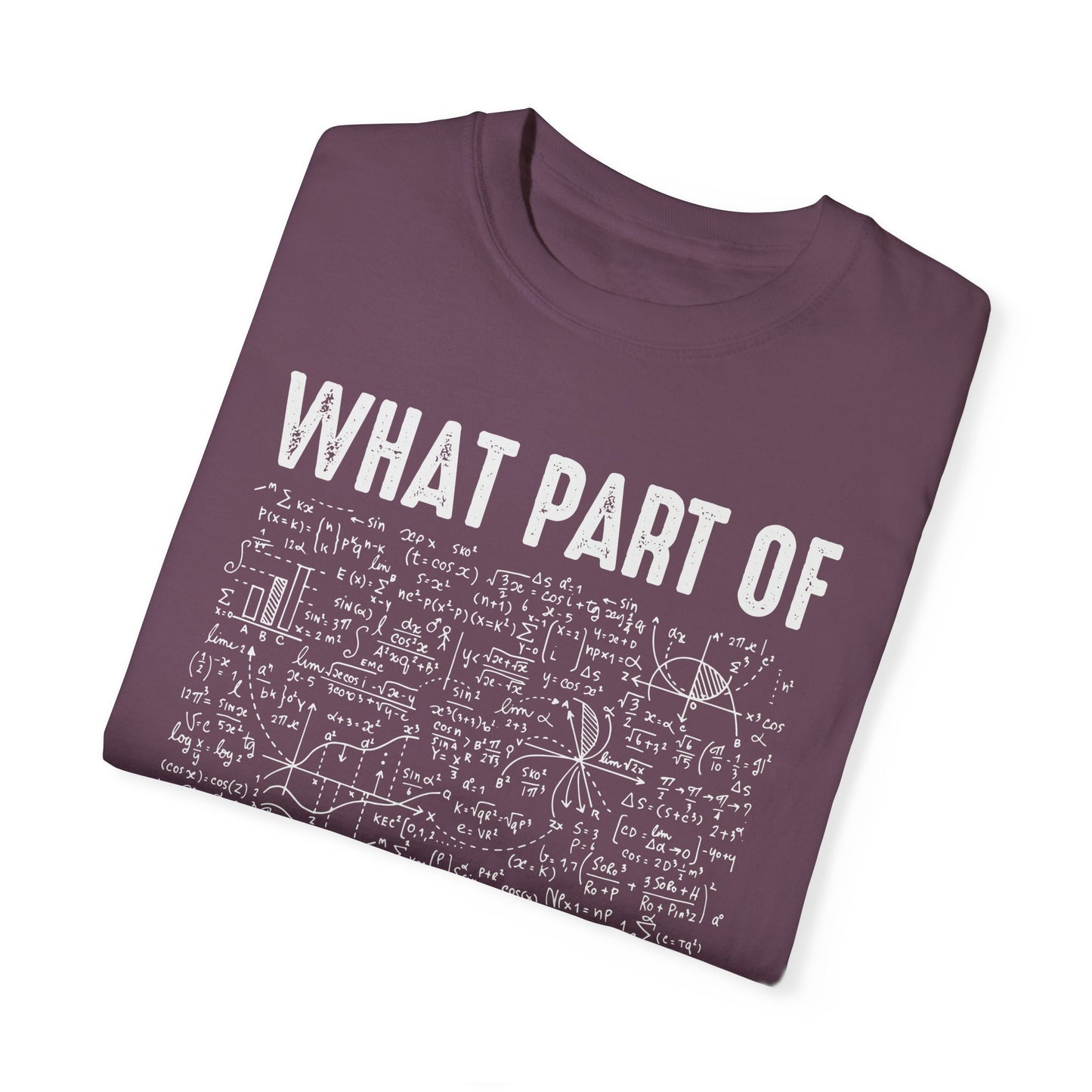 What Part of Trigonometry Don't You Understand, Comfort Colors Unisex Garment-Dyed T-shirt