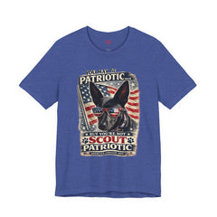 Personalized with your Dogs name and image - Patriotic Dog T-Shirt