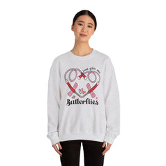 You Give Me Butterflies - Unisex Heavy Blend™ Crewneck Sweatshirt