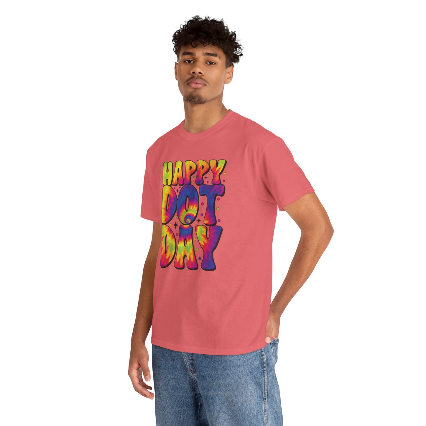 HAPPY DOT DAY - Graphic Unisex Heavy Cotton Tee