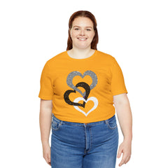 Triple Heart Design Tee
