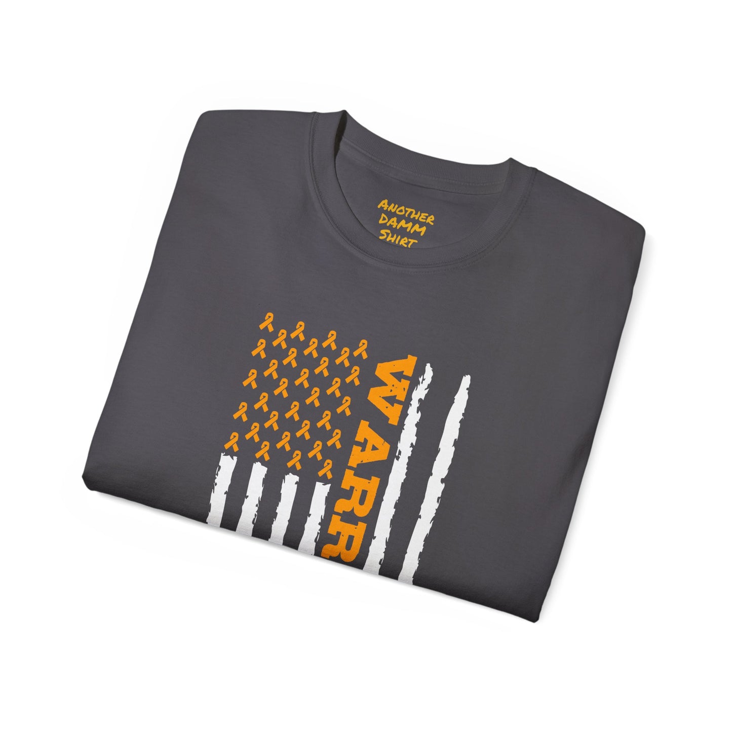 Amputee Warrior eblazed on American Flag - Unisex Ultra Cotton Tee | Amputee, Limb Awareness, Prosthetic Wearer, Leg Amputee, Arm Amputee