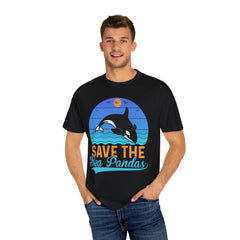 Save The Sea Pandas Comfort Colors Unisex Garment-Dyed T-shirt