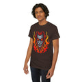 Flaming Fire Vampire - Graphic Unisex Heavy Cotton Tee