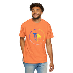 Blue French Horn & Yellow Umbrella T-Shirt — HIMYM Fan Tee
