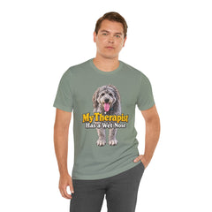My Therapist Has A Wet Nose Personalized with your dog(s) image T-Shirt