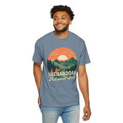 Shenandoah National Park Graphic, Comfort Colors Soft Relaxed Fit Unisex Garment-Dyed T-shirt