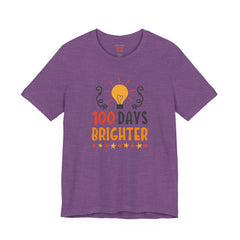 100 Days of School Brighter Teacher Appreciation T-Shirt