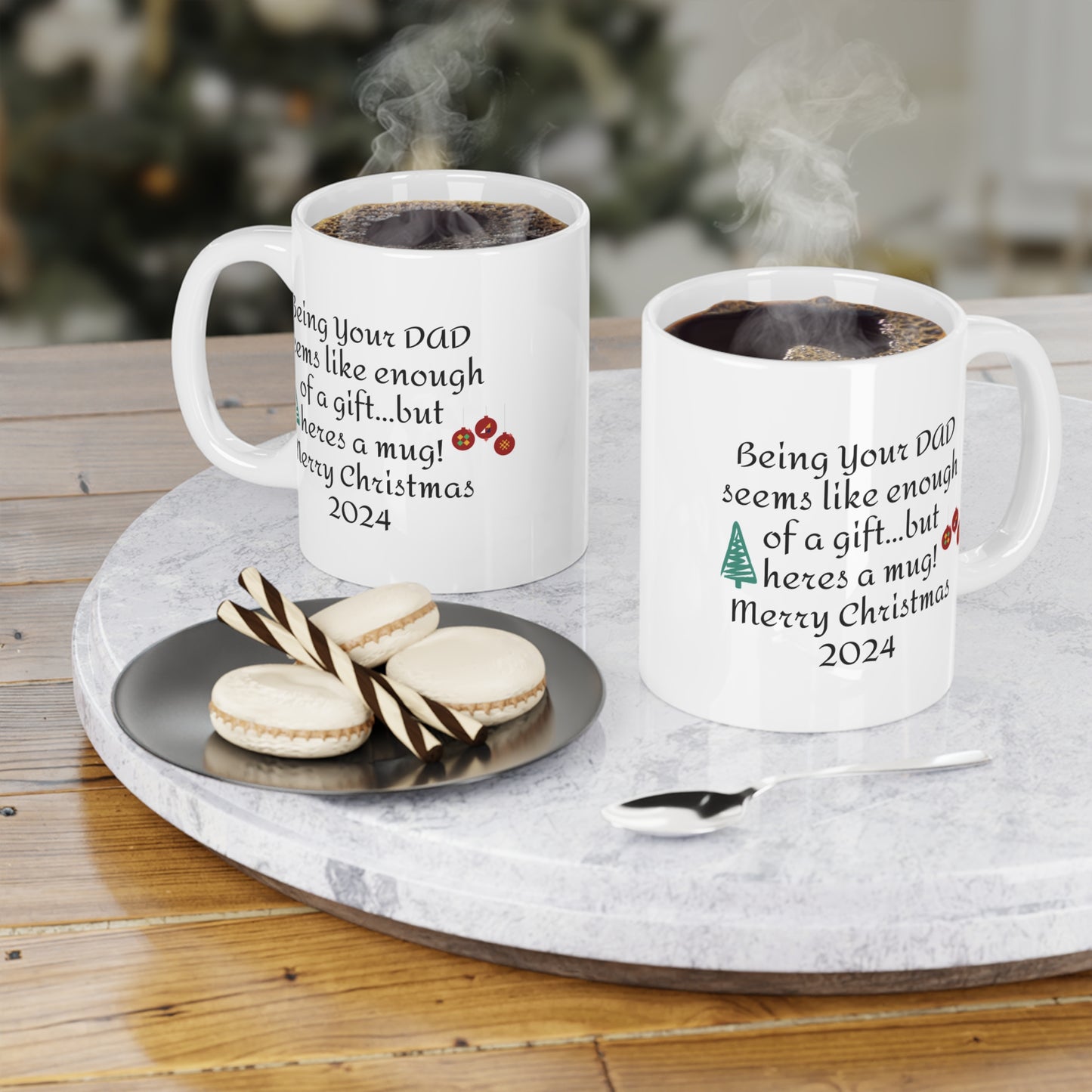 Funny Christmas Gift From Dad - Ceramic Mug 11oz 15oz 20oz