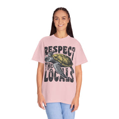 Respect the Locals T-Shirt — Sea Turtle Conservation Graphic Tee