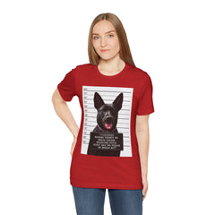 K9 Mugshot Personalized with your Dog T-Shirt