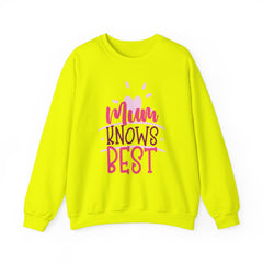 MUM KNOWS BEST SweatShirt,Mums Day Gift,Mum lover gift,Mum inspired shirt,mothers day present,birthday gift,unique mum gift,best mum ever