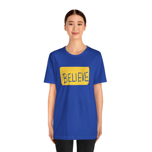 Ted Lasso BELIEVE SHIRT - Unisex Short Sleeve Tee