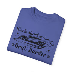 Sports Car Drift Unisex T-Shirt - Work Hard, Drift Harder