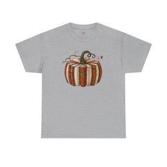 Autumn-Themed Pumpkin Book Tee, Cozy Fall Shirt, Halloween Apparel, Literary Gift, Unisex Comfortable T-Shirt